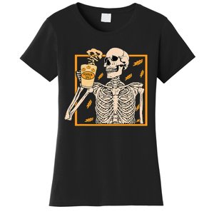 Spooky Halloween Pumpkin Spice Syrup Creamer Women's T-Shirt