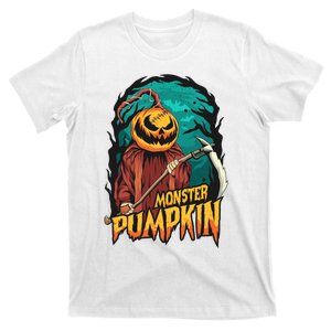 Spooky Halloween Pumpkin Graphic T-Shirt