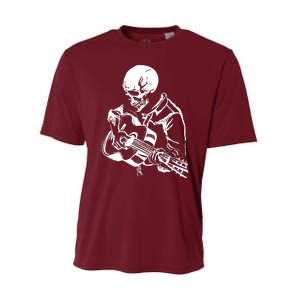 Skeleton Head Playing Acoustic His Guitar Great Performance Sprint T-Shirt