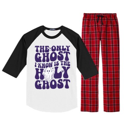 Spooky Halloween Party Retro Trick Or Treat Raglan Sleeve Pajama Set