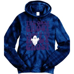 Spooky Halloween Party Retro Trick Or Treat Tie Dye Hoodie