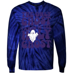 Spooky Halloween Party Retro Trick Or Treat Tie-Dye Long Sleeve Shirt