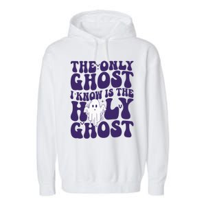 Spooky Halloween Party Retro Trick Or Treat Garment-Dyed Fleece Hoodie