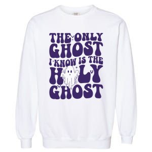 Spooky Halloween Party Retro Trick Or Treat Garment-Dyed Sweatshirt