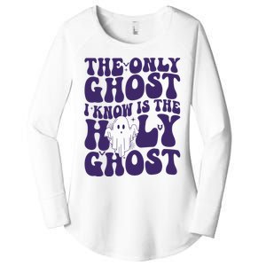 Spooky Halloween Party Retro Trick Or Treat Women's Perfect Tri Tunic Long Sleeve Shirt