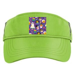 Spooky Halloween Pattern Cartoon Adult Drive Performance Visor