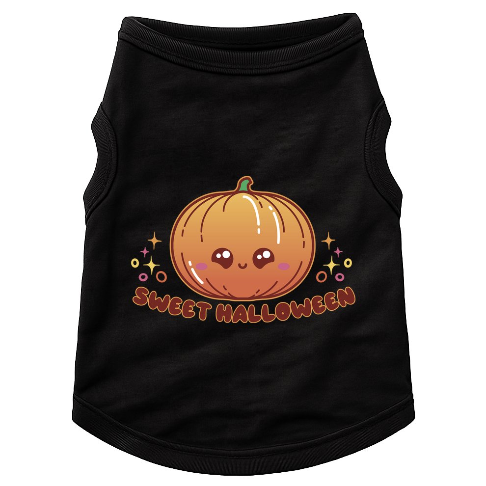 Sweet Halloween Pumpkin Doggie Tank