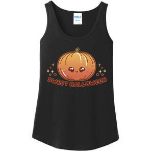 Sweet Halloween Pumpkin Ladies Essential Tank