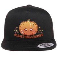 Sweet Halloween Pumpkin Flatbill Hat