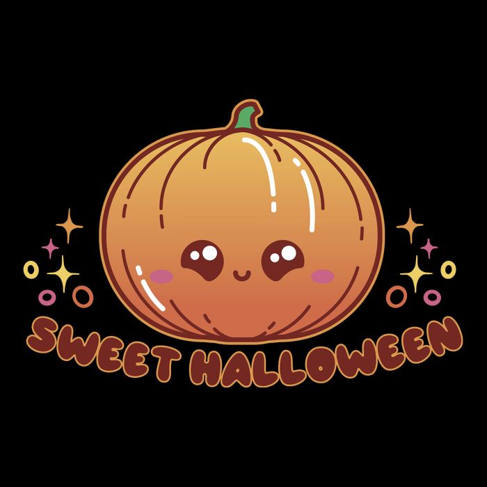 Sweet Halloween Pumpkin Flatbill Hat