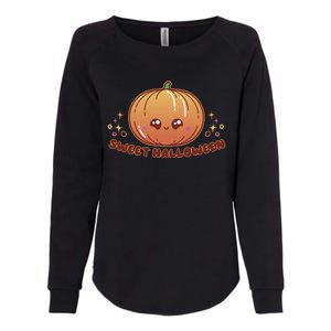 Sweet Halloween Pumpkin Womens California Wash Sweatshirt