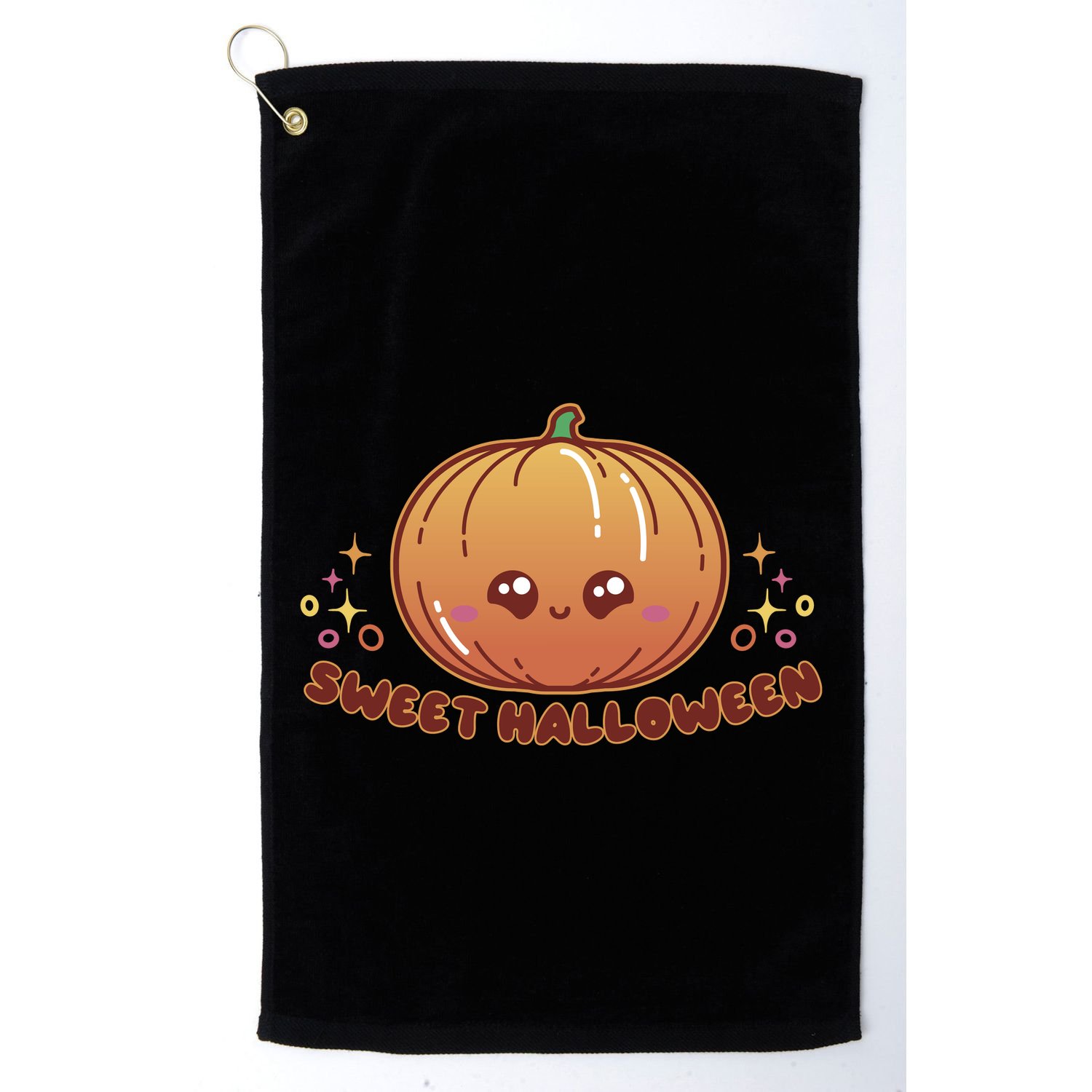 Sweet Halloween Pumpkin Golf Towel