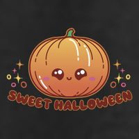 Sweet Halloween Pumpkin Golf Towel