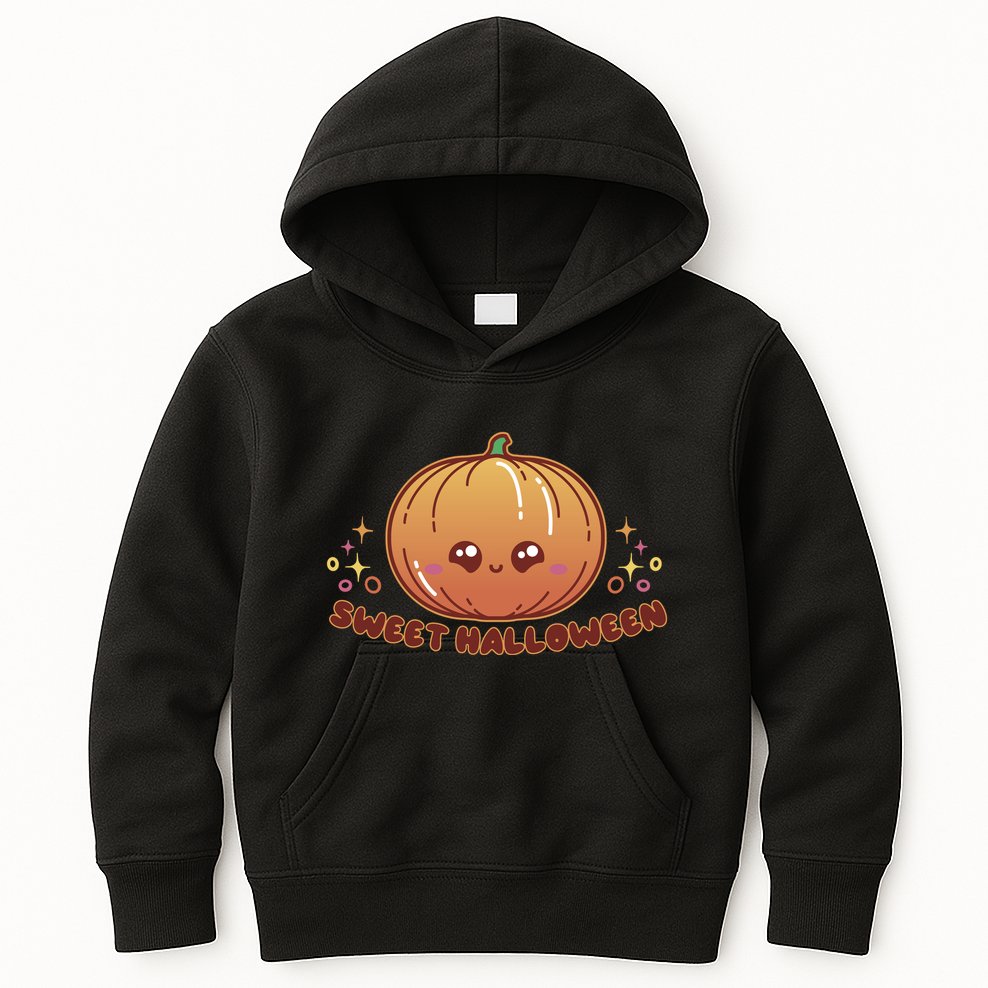 Sweet Halloween Pumpkin Kids Hoodie