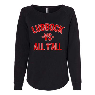 State Hometown Pride Lubbock Texas Womens California Wash Sweatshirt