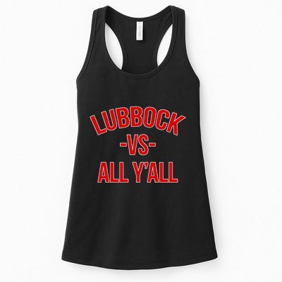 State Hometown Pride Lubbock Texas Womens Tank Top