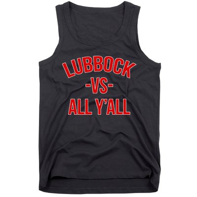 State Hometown Pride Lubbock Texas Tank Top