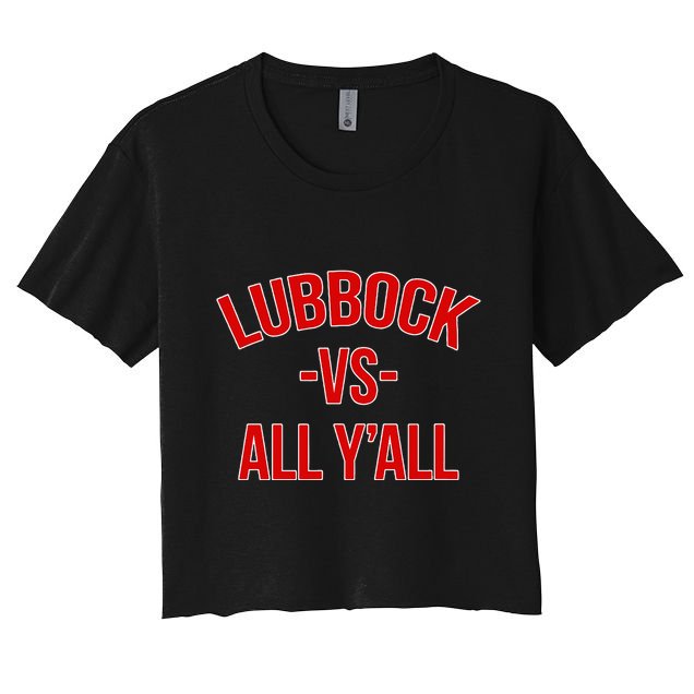 State Hometown Pride Lubbock Texas Crop Top