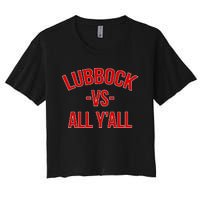 State Hometown Pride Lubbock Texas Women's Crop Top Tee