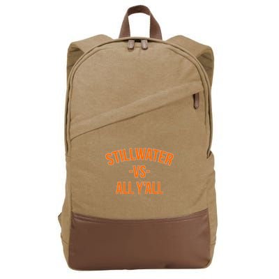 State Hometown Pride Stillwater Oklahoma Cotton Canvas Backpack
