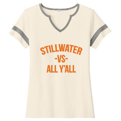 State Hometown Pride Stillwater Oklahoma Ladies Halftime Notch Neck Tee