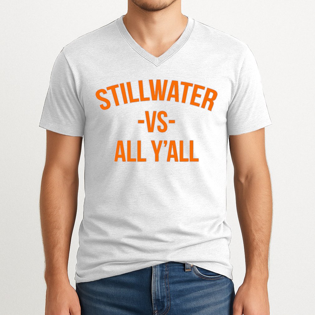 State Hometown Pride Stillwater Oklahoma V-Neck T-Shirt
