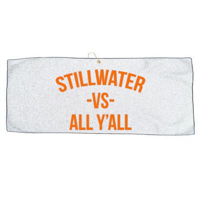 State Hometown Pride Stillwater Oklahoma Large Microfiber Waffle Golf Towel