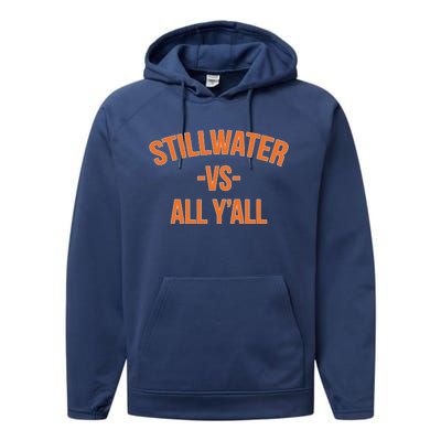 State Hometown Pride Stillwater Oklahoma Performance Fleece Hoodie