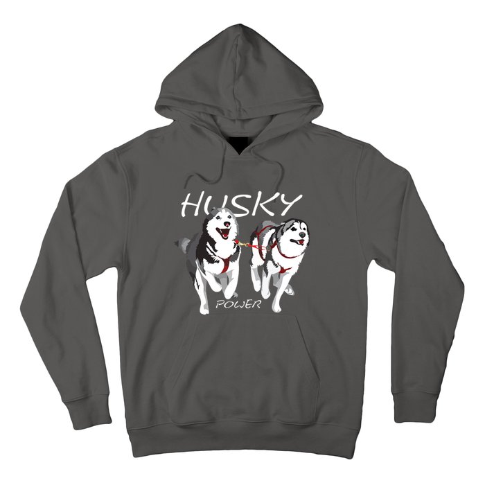 Siberian Husky Power Awesome Cute Husky Hoodie