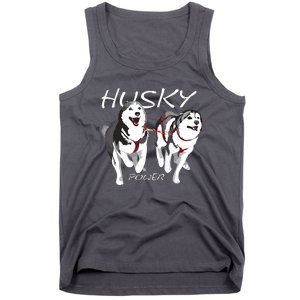 Siberian Husky Power Awesome Cute Husky Tank Top