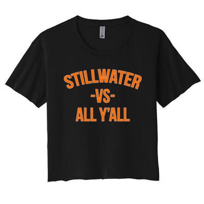 State Hometown Pride Stillwater Oklahoma Women's Crop Top Tee