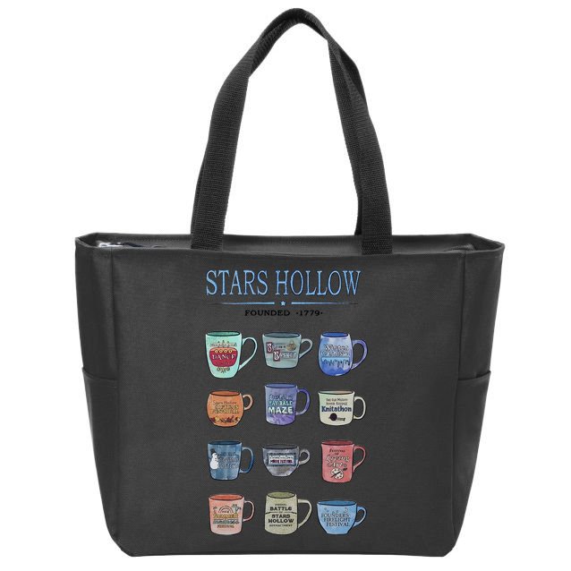 Stars Hollow Pounded 1779 Luke’s Diner Coffee Mug Lover Trending Zip Tote Bag