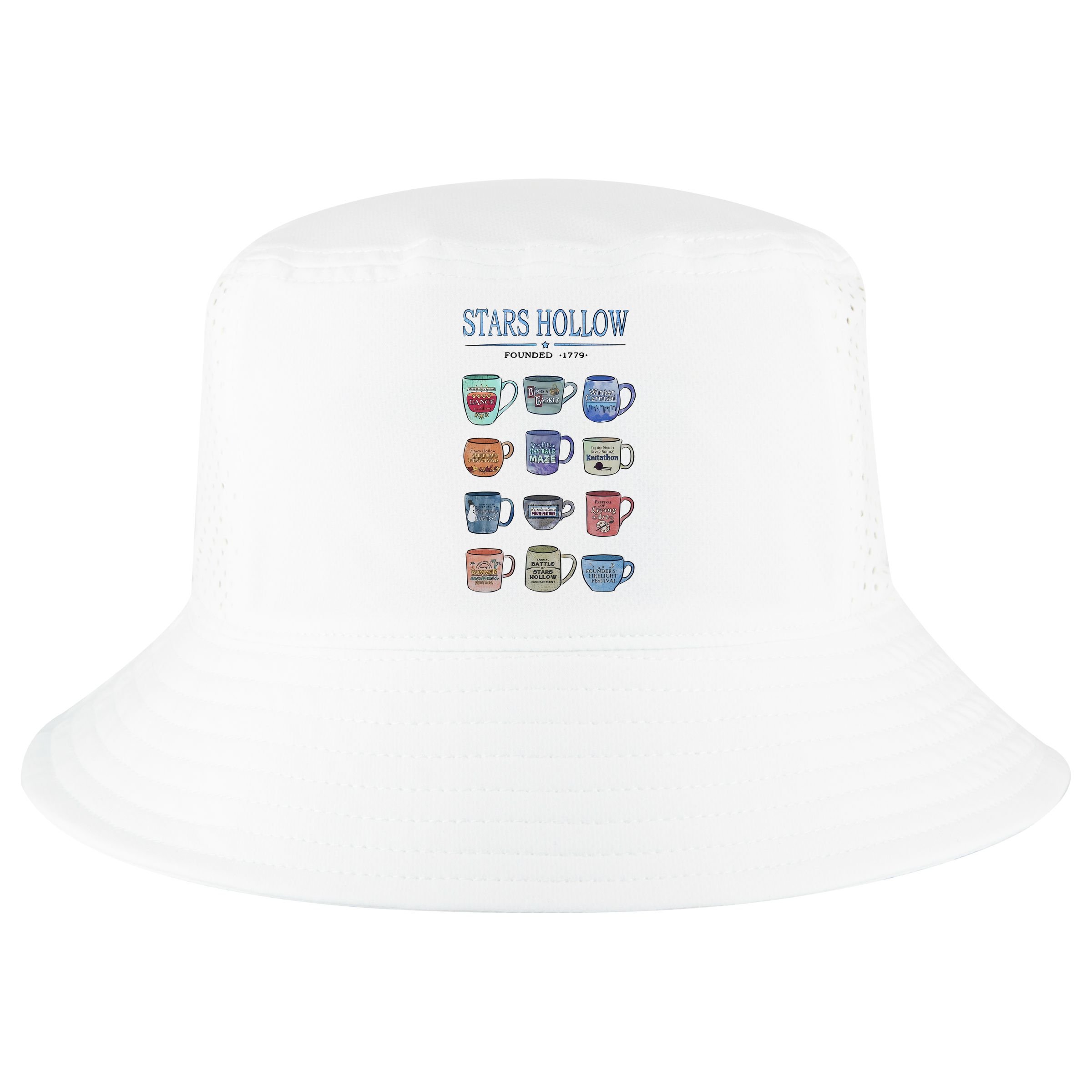 Stars Hollow Pounded 1779 Luke’s Diner Coffee Mug Lover Trending Cool Comfort Performance Bucket Hat