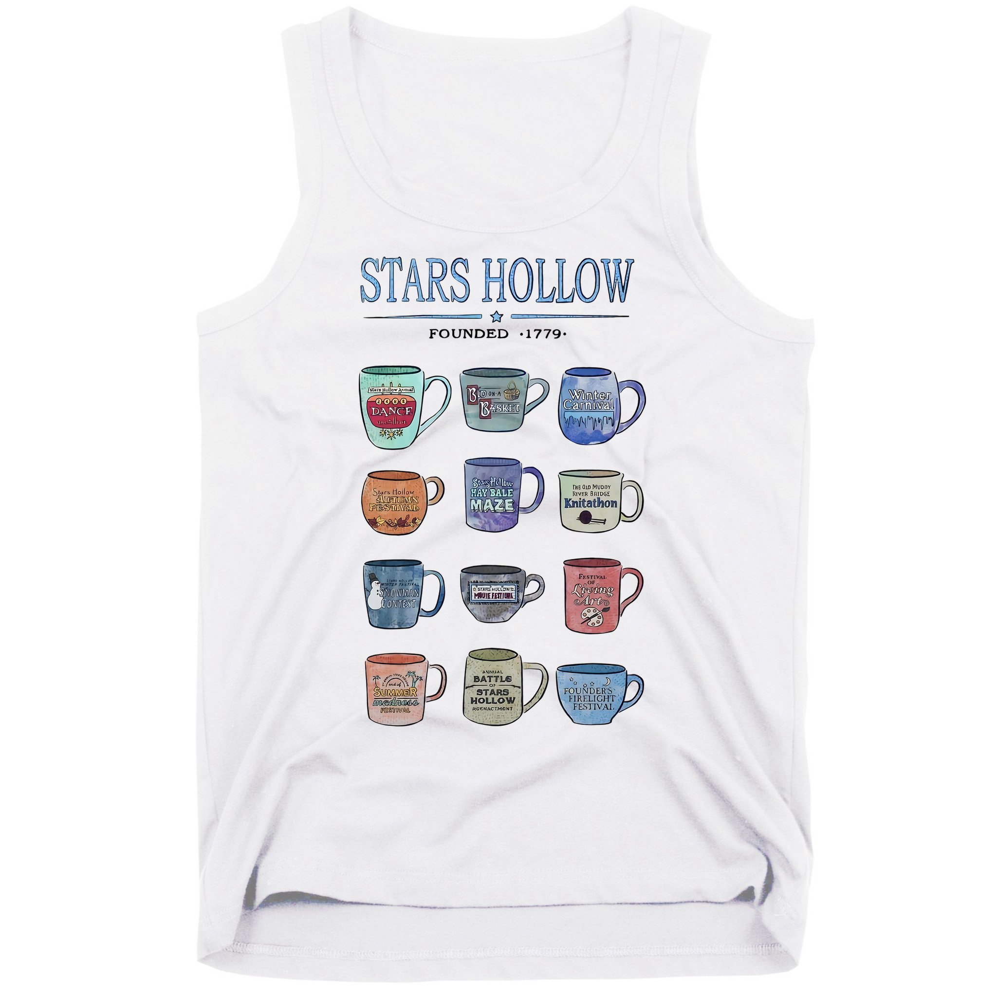 Stars Hollow Pounded 1779 Luke’s Diner Coffee Mug Lover Trending Tank Top