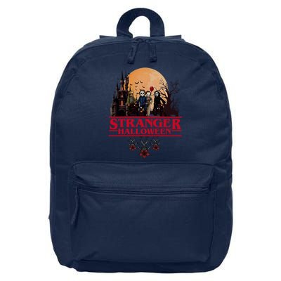 Stranger Halloween Retro 90s Horror Movie Upsidedown 16 in Basic Backpack