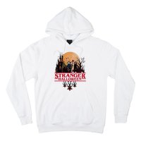 Stranger Halloween Retro 90s Horror Movie Upsidedown Hoodie