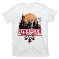 Stranger Halloween Retro 90s Horror Movie Upsidedown T-Shirt