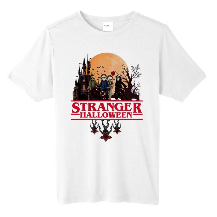 Stranger Halloween Retro 90s Horror Movie Upsidedown Tall Fusion ChromaSoft Performance T-Shirt