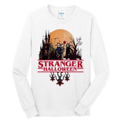 Stranger Halloween Retro 90s Horror Movie Upsidedown Tall Long Sleeve T-Shirt