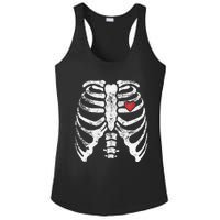 Skeleton Heart Rib Cage XRay Adult Kids Funny Halloween Ladies PosiCharge Competitor Racerback Tank