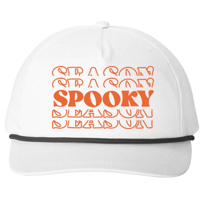 Spooky Halloween Retro Snapback Five-Panel Rope Hat