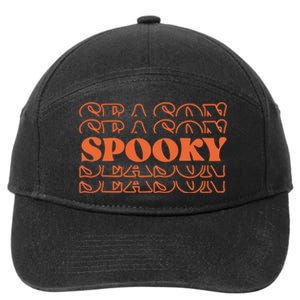 Spooky Halloween Retro 7-Panel Snapback Hat