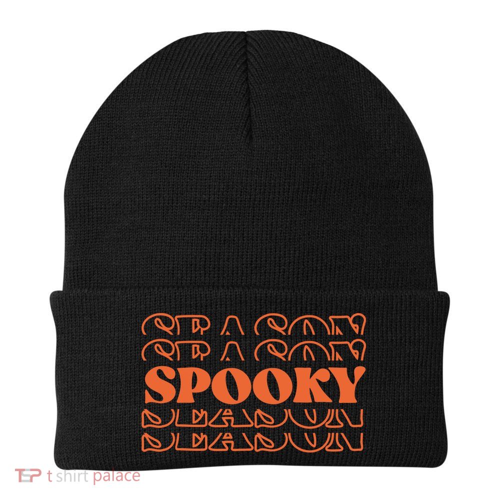 Spooky Halloween Retro Knit Cap Winter Beanie