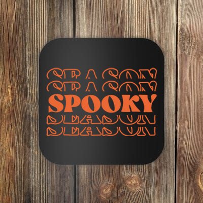 Spooky Halloween Retro Coaster