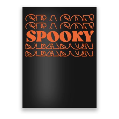 Spooky Halloween Retro Poster