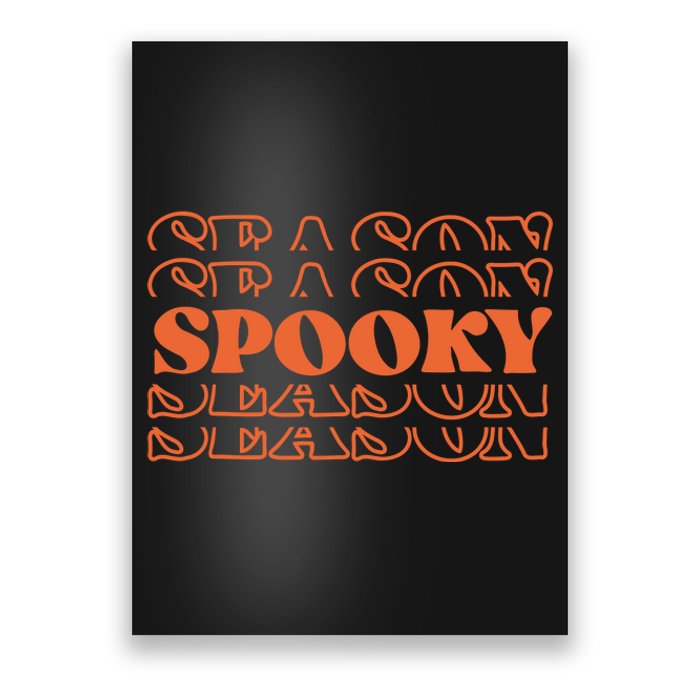 Spooky Halloween Retro Poster