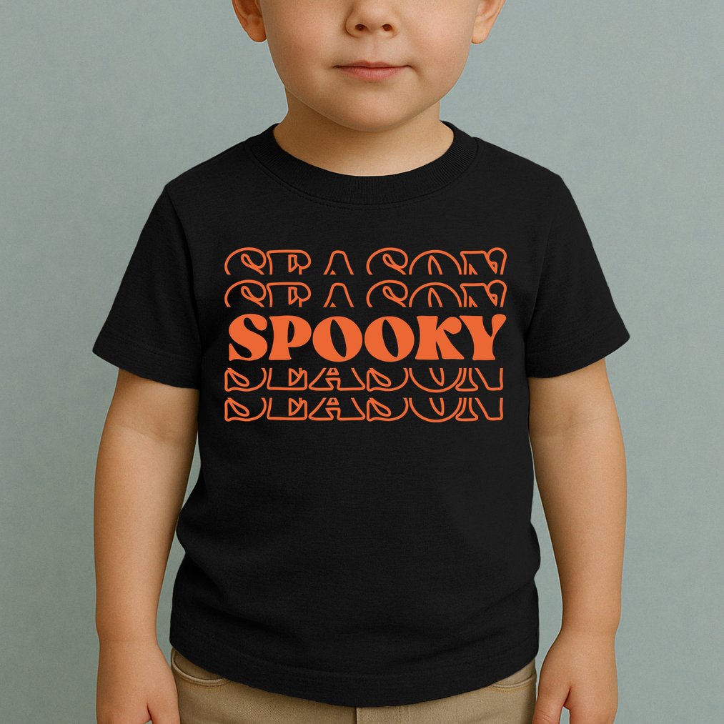 Spooky Halloween Retro Toddler T-Shirt
