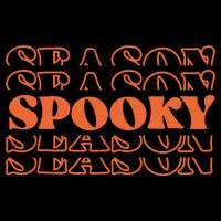 Spooky Halloween Retro Womens T-Shirt