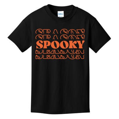 Spooky Halloween Retro Kids T-Shirt