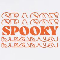 Spooky Halloween Retro Garment-Dyed Sweatshirt